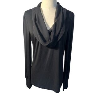 ANTONIO MELANI Black Cowl Neck Blouse
